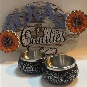 Triple Moon Smudge Bowl